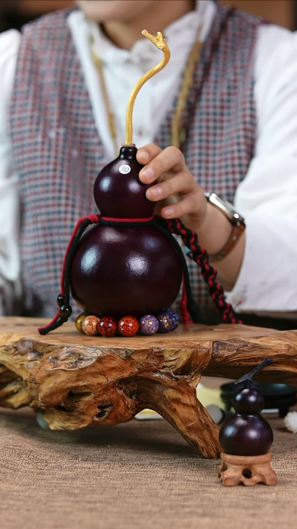 【闪购商品】90—光岳葫天然大漆酒葫芦不含漆珠