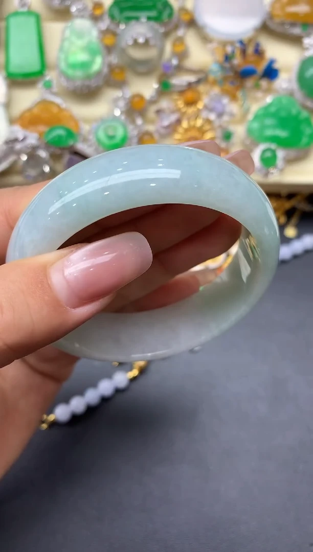 未镶嵌手镯翡翠227-中国好珍宝