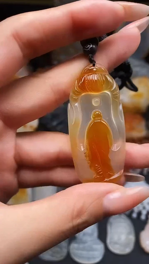 玛瑙/玉髓颈饰未镶嵌做**人11