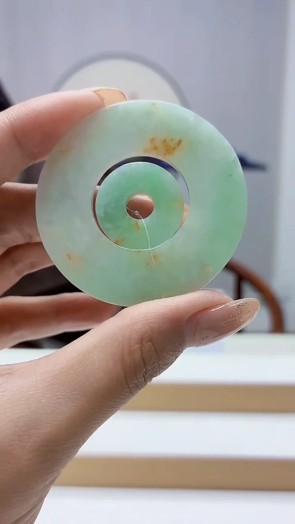 颈饰未镶嵌翡翠5145MM-jj挂件2