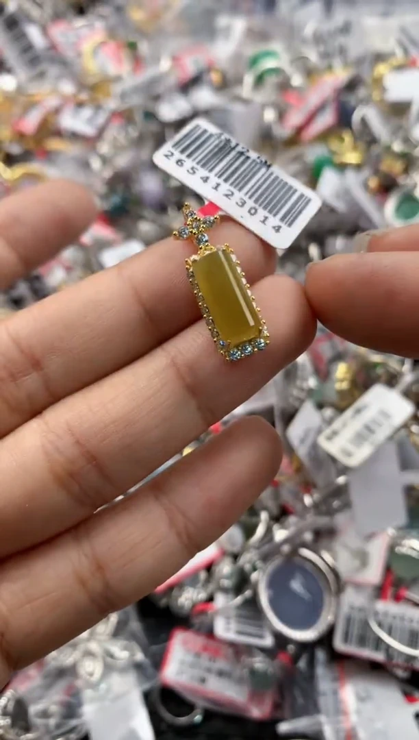 银S925镶嵌戒指翡翠999                  9