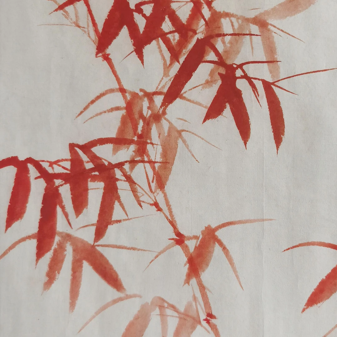 【辽拍】V250709-2-244《竹子》（0.6平尺)  纸本镜片 ws21