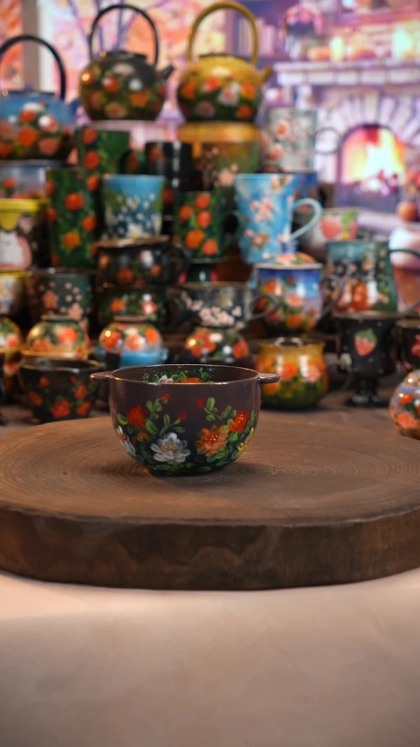 油画   釉下彩   碗