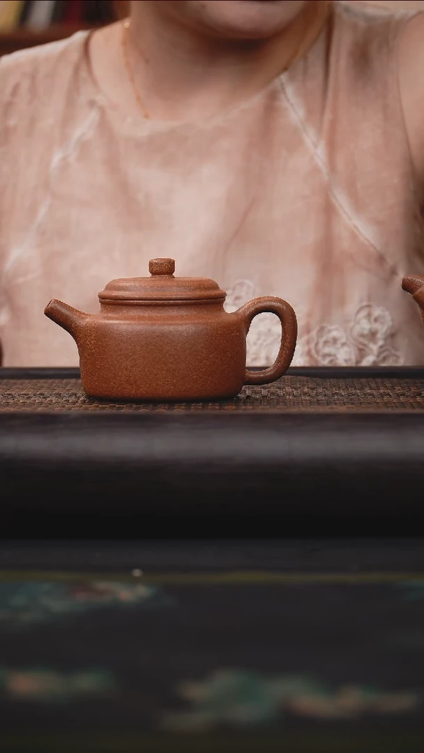 茶壶紫砂老墨绿 德钟 170cc