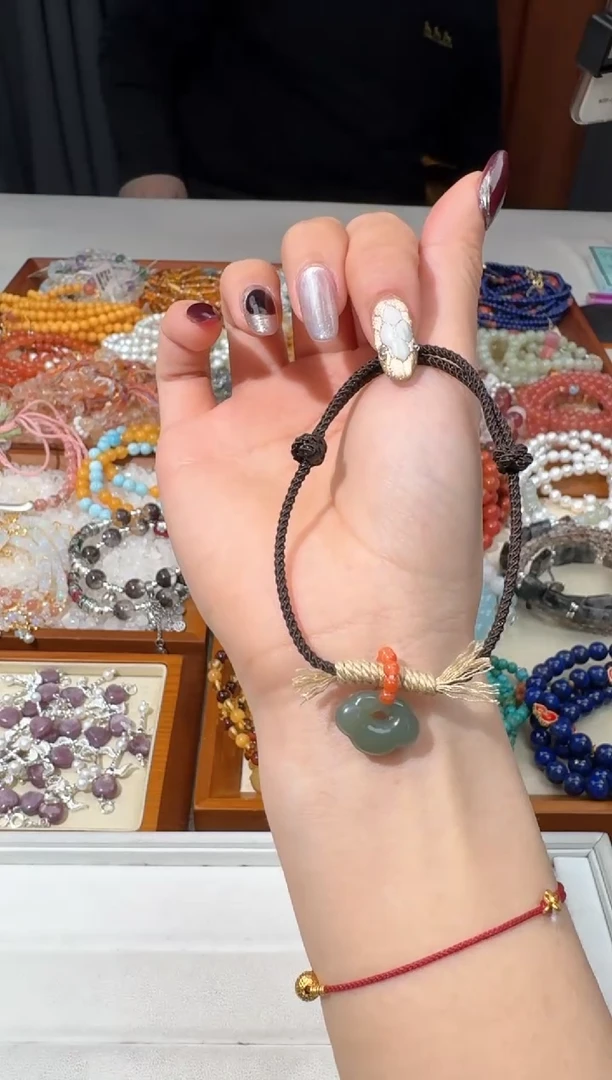 【闪购商品】和田玉手链未镶嵌A003和田玉如意编绳款