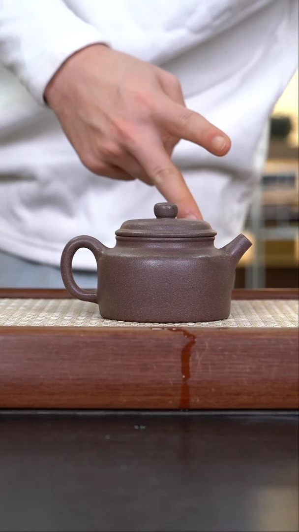 茶壶紫砂JF粗砂桃花泥 德中