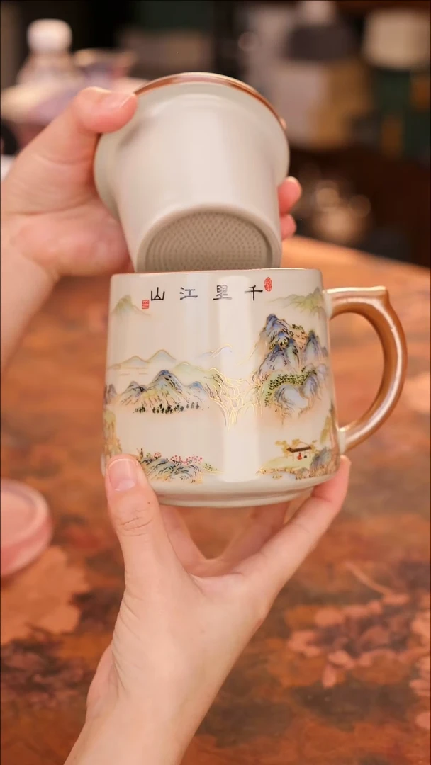 【闪购商品】陶瓷茶具（无礼盒无茶盘）@@A10737