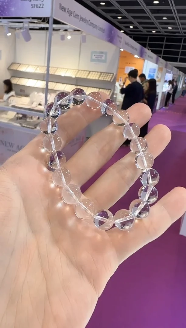 未镶嵌手串水晶10mm净体白水晶
