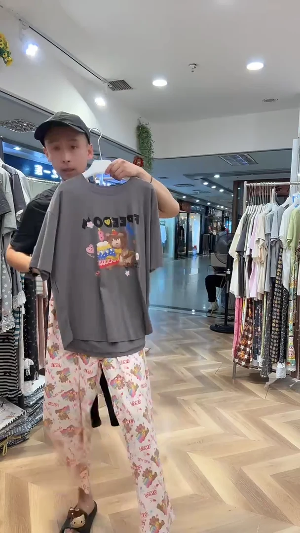 棉潘多拉半袖长裤160斤以下