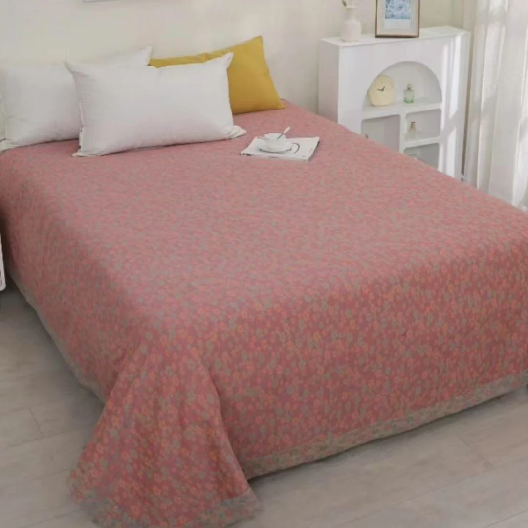 [粉雾语]240*250A类母婴双层纱床单