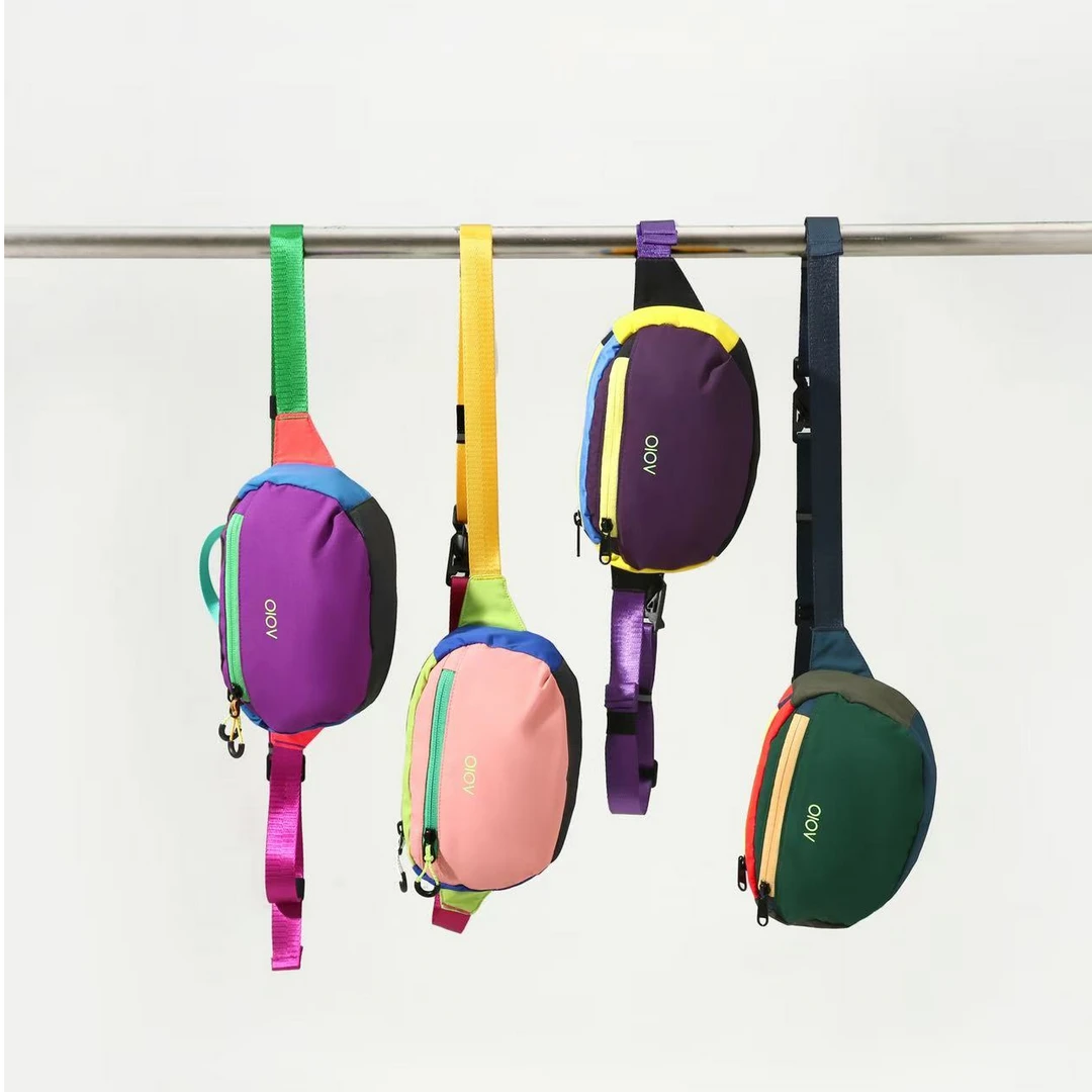 夏日多巴胺】户外男女款轻便腰包/时尚斜挎单肩包运动旅行休闲小包