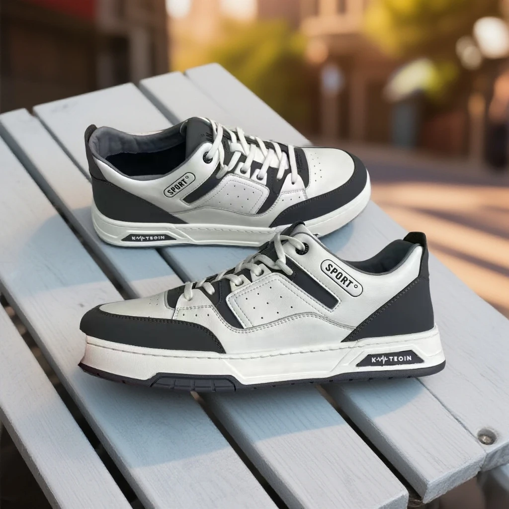 爆款四季板鞋男士时尚舒适透气百搭潮流潮鞋96193