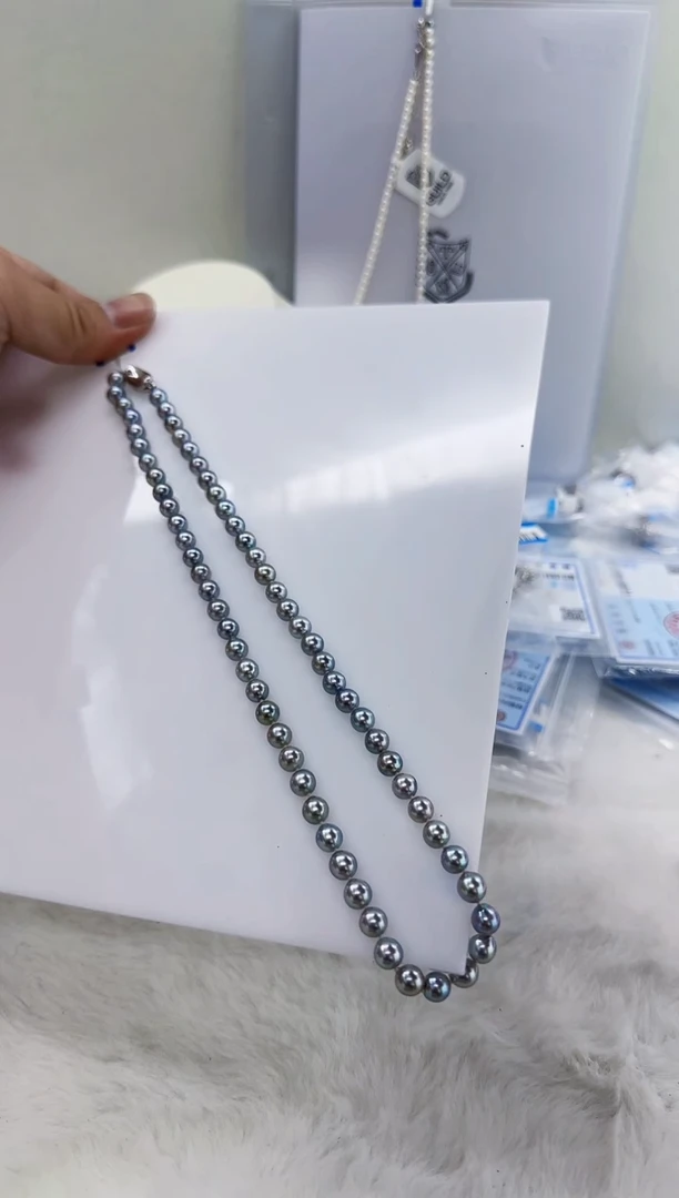 未镶嵌海水珍珠DA珍珠串链6-7 y176