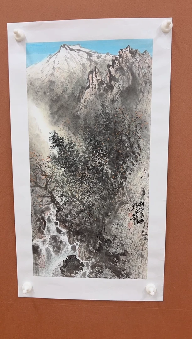 国画李文峰四尺四开水墨山水