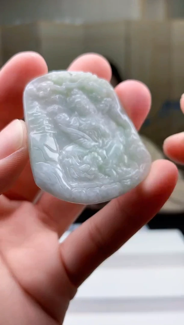 【闪购商品】翡翠颈饰未镶嵌0405bb-jj挂件3