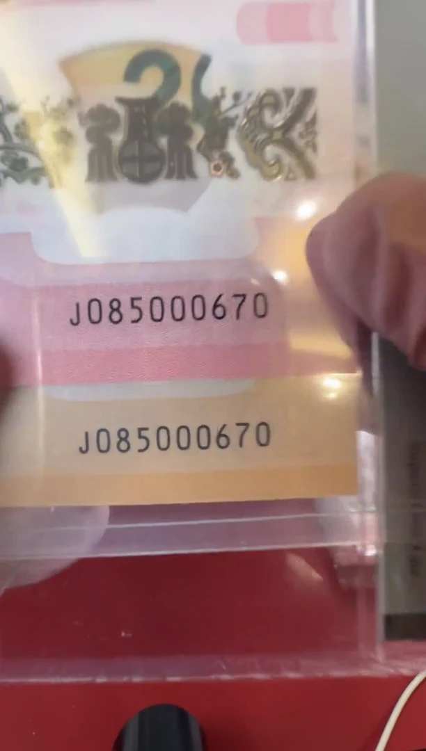 【闪购商品】塑料25蛇钞+龙085000670全同号一对