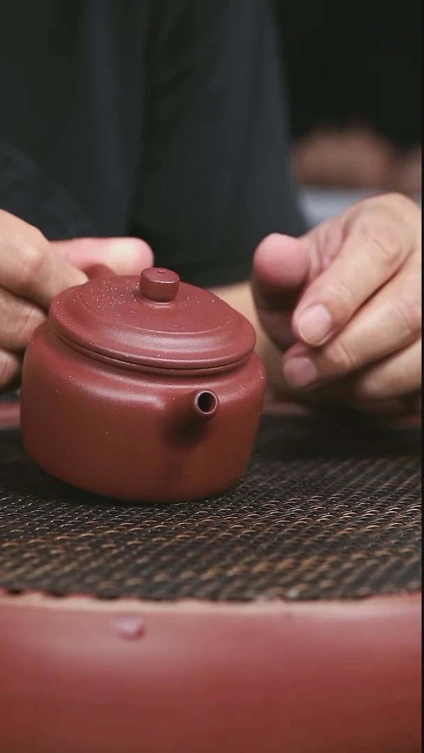 茶壶紫砂24号羊角山大口德中180CC微瑕