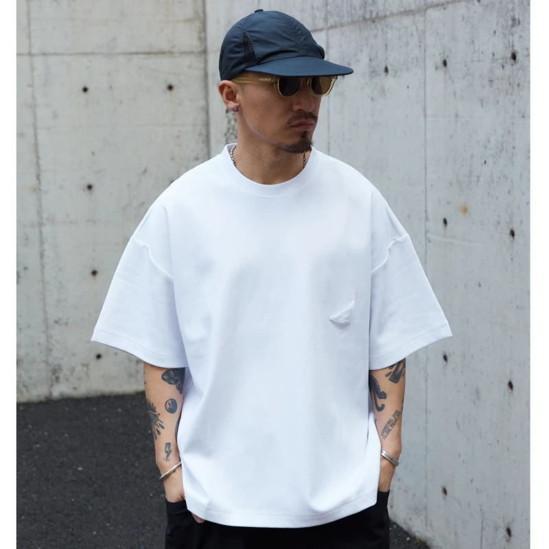 ATTS x Expensive Taste 潮座联名短袖珠地棉86度灰主题三角T恤男