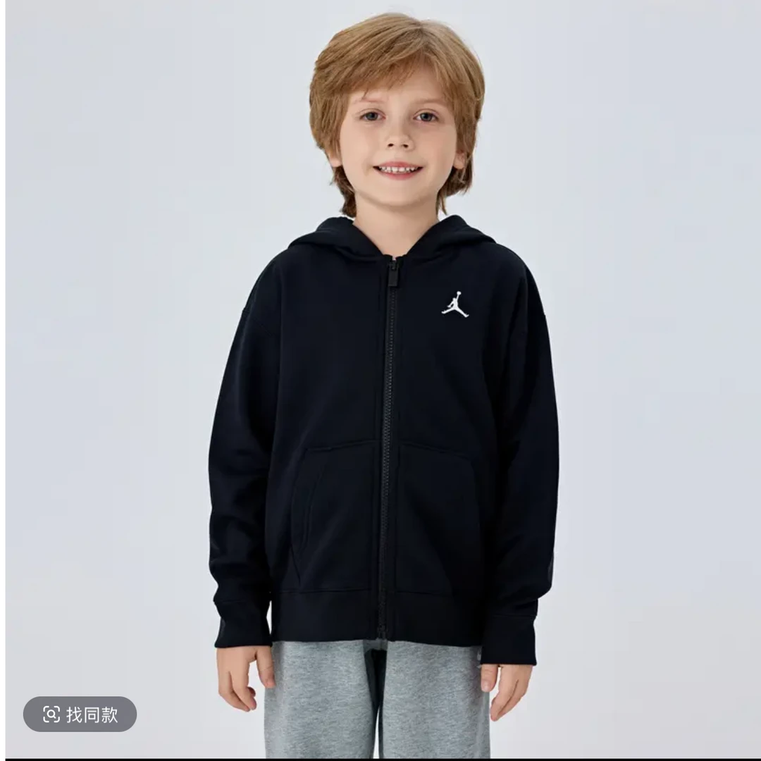 AIR JORDAN儿童童装男童女童秋冬加绒开衫JDB-ZH-D226