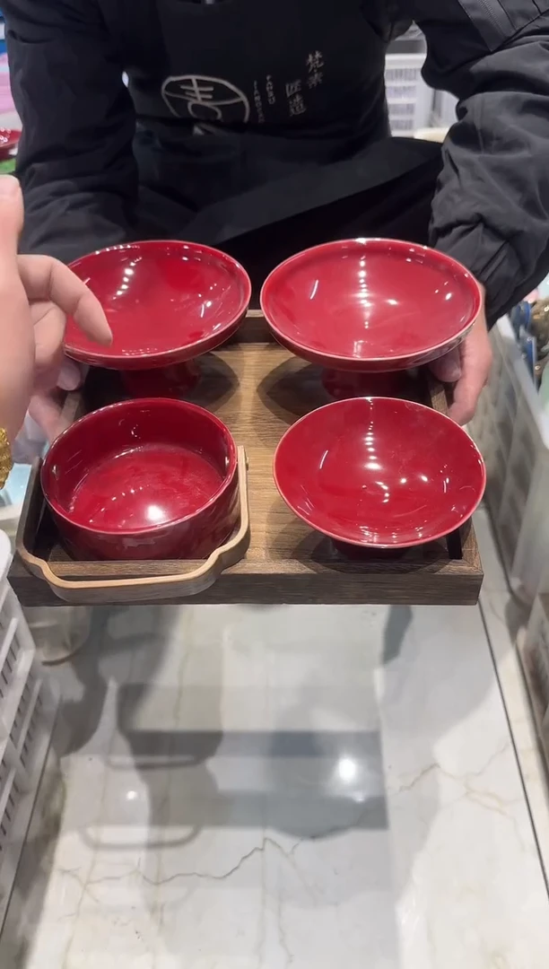 瓷片陶微瑕商品 介意勿拍 带托盘