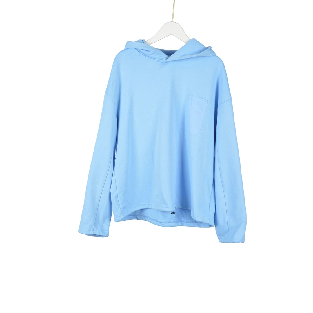 GPB2【专柜捡漏】简约个性女装EWC-卫衣4115-浅蓝