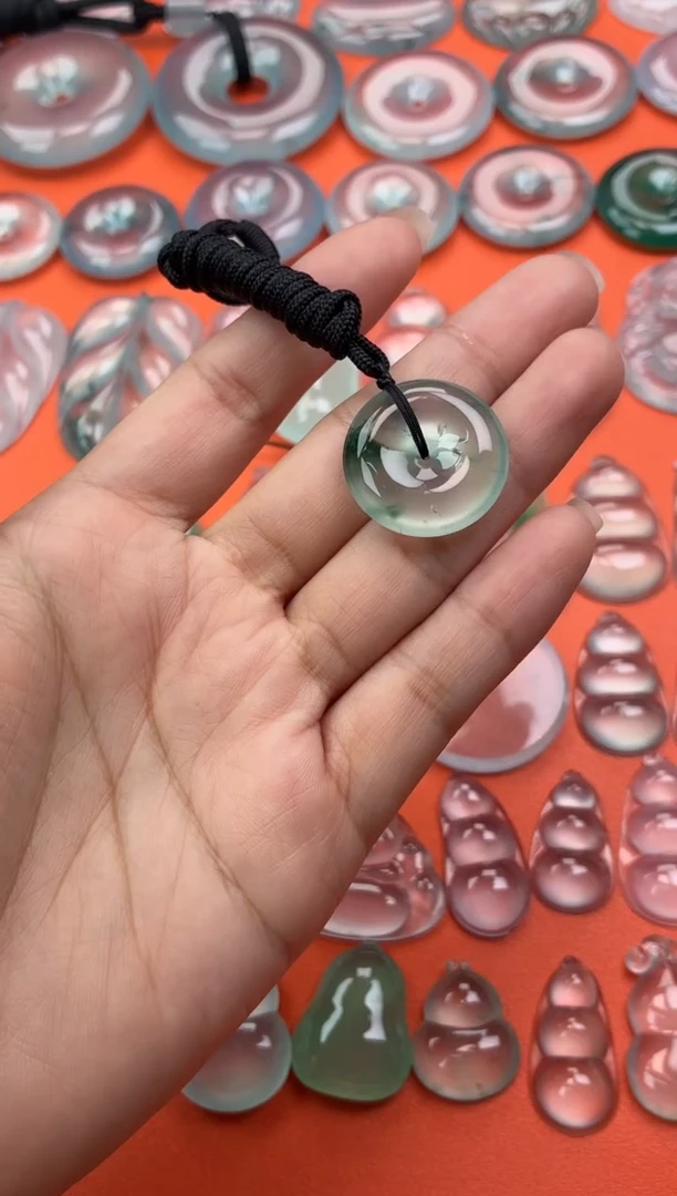 吊坠(不含链)未镶嵌翡翠23 平安扣 20.8 5.8