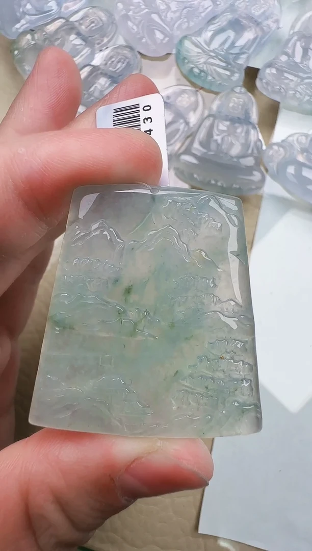 颈饰未镶嵌翡翠缅甸翡翠a货