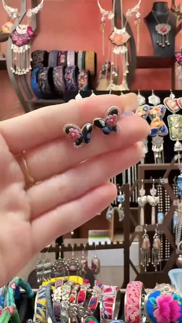 织绣 云织谣民族风精美饰品  46