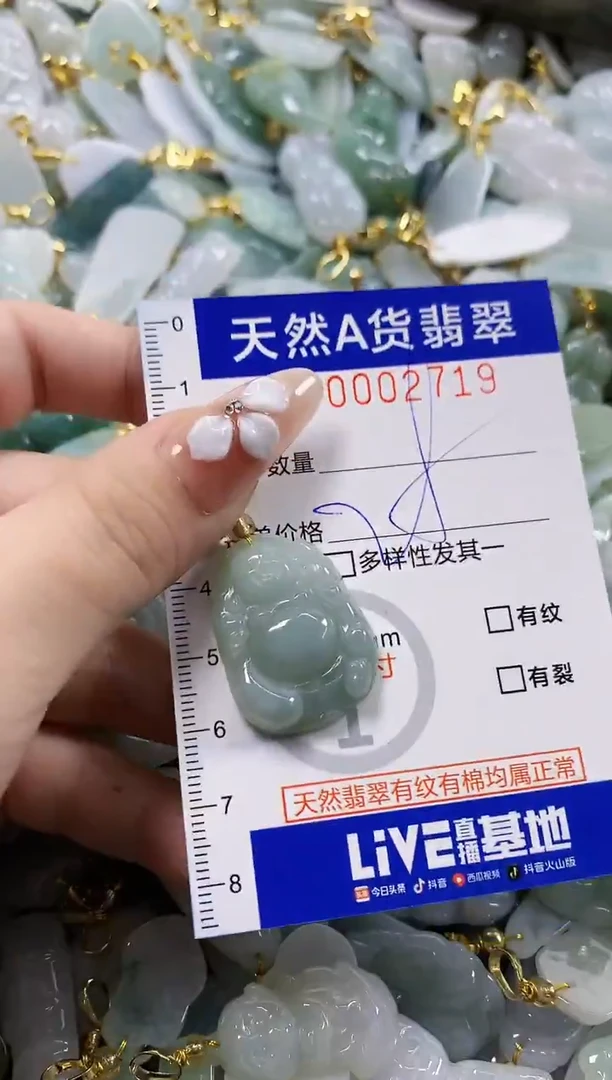 颈饰未镶嵌翡翠天然A货翡翠