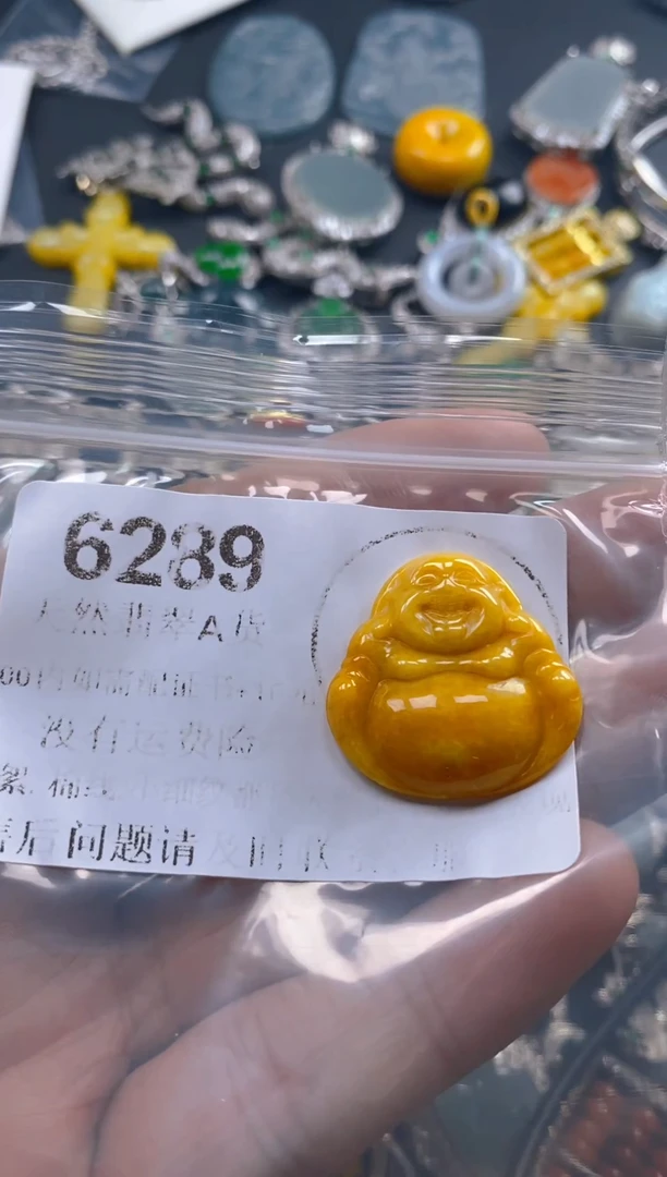 翡翠未镶嵌吊坠(不含链)6239