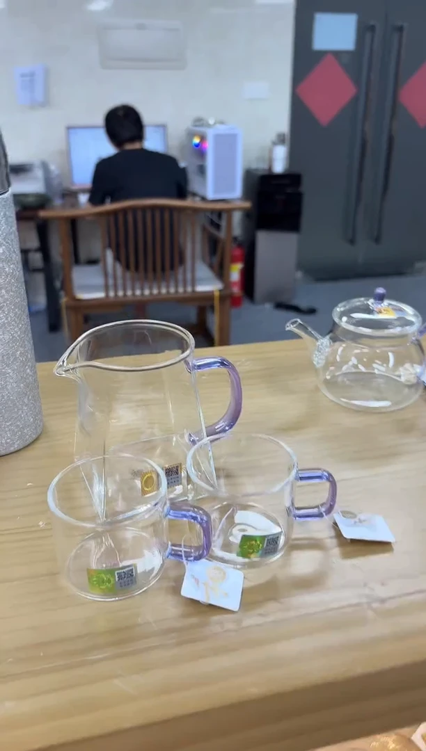 禾器-青云壶-浅紫色+禾器清禾杯2个浅紫