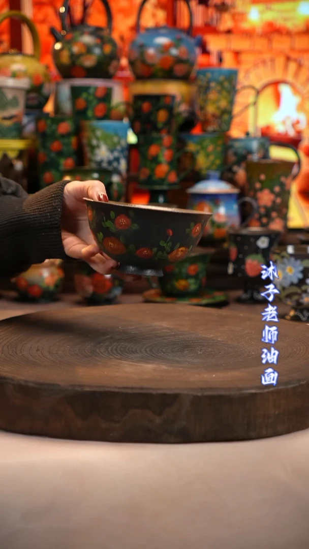 油画   釉下彩 碗