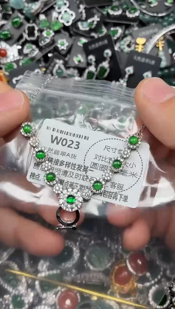 颈饰未镶嵌翡翠W023项链