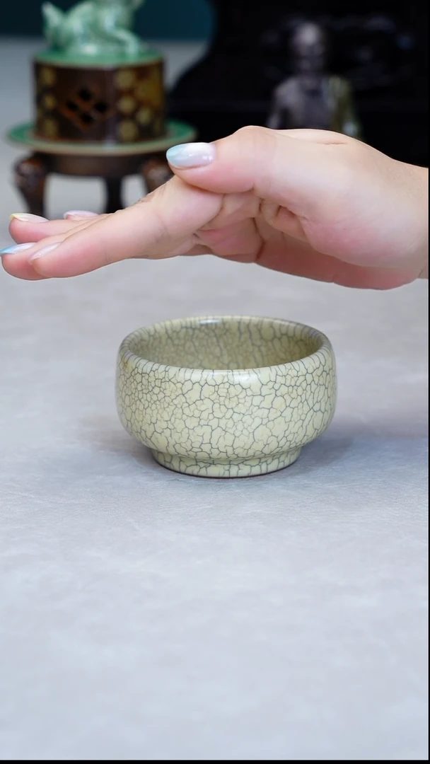 龙泉窑青瓷手工茶器包邮