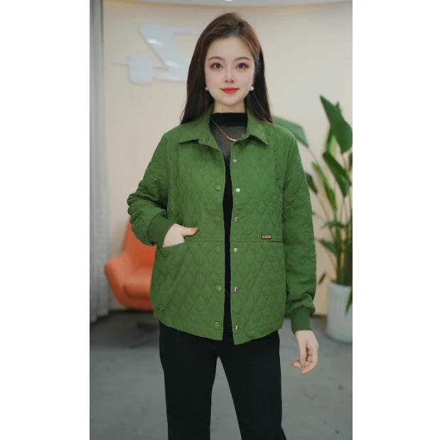 【梓桐定制】A038春季新款宽松短款外套女2025新款时尚休闲百搭外套