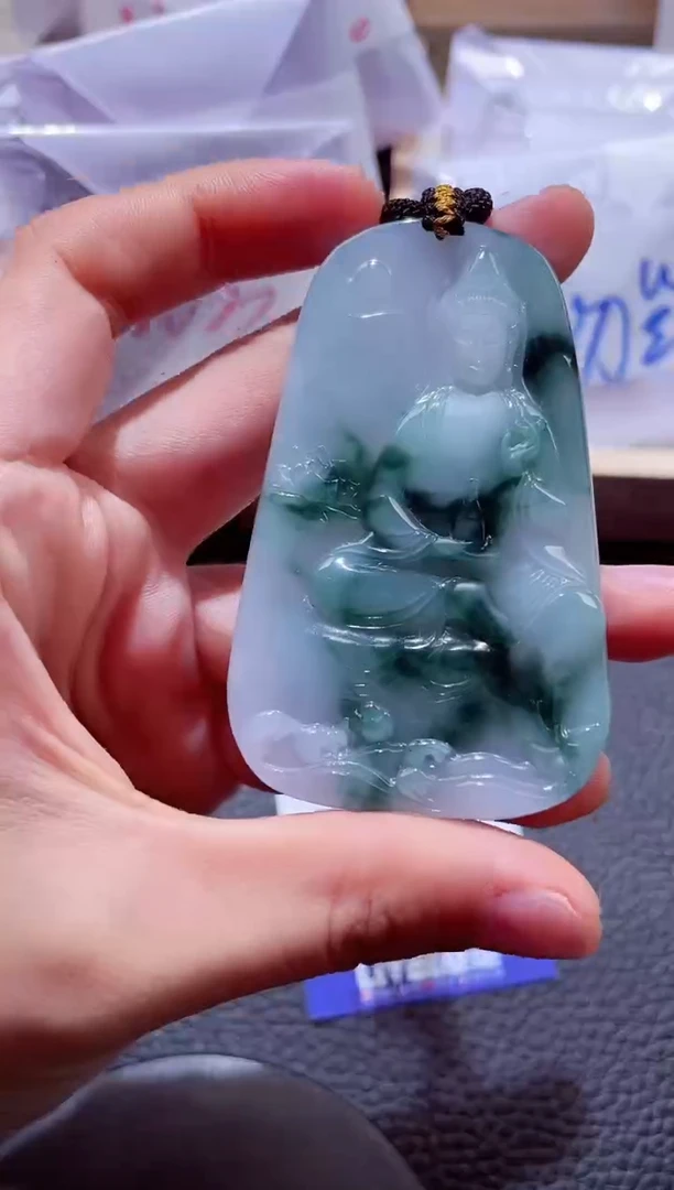 颈饰未镶嵌翡翠00007518素衣观音