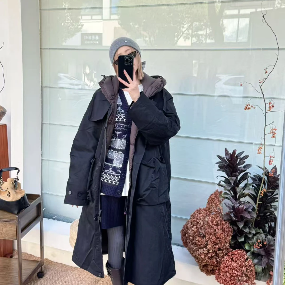 【PingPing】DONGDONGZHOU  长款羽绒服  D0236