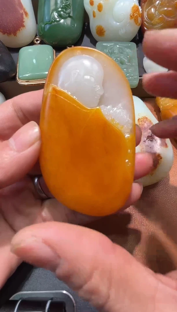未镶嵌和田玉把件柒*和田玉