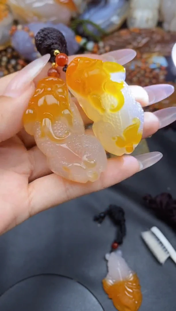 【闪购商品】玛瑙/玉髓颈饰合金ll
