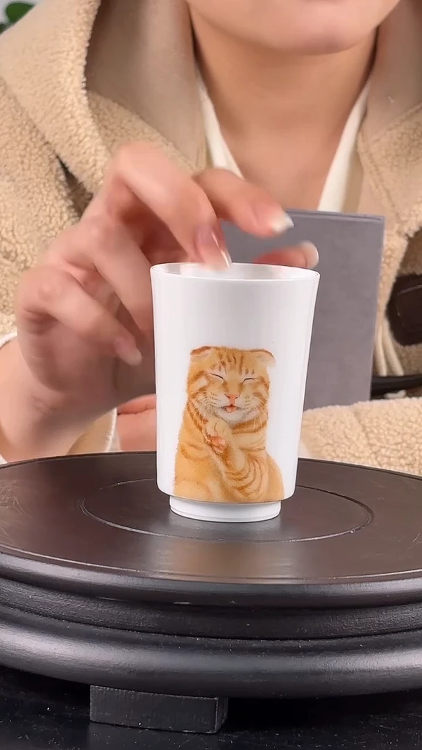 杯子陶瓷谭龙操《猫》陶瓷单杯