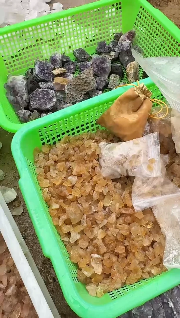 【闪购商品】水晶摆件未镶嵌黄水晶碎石200g