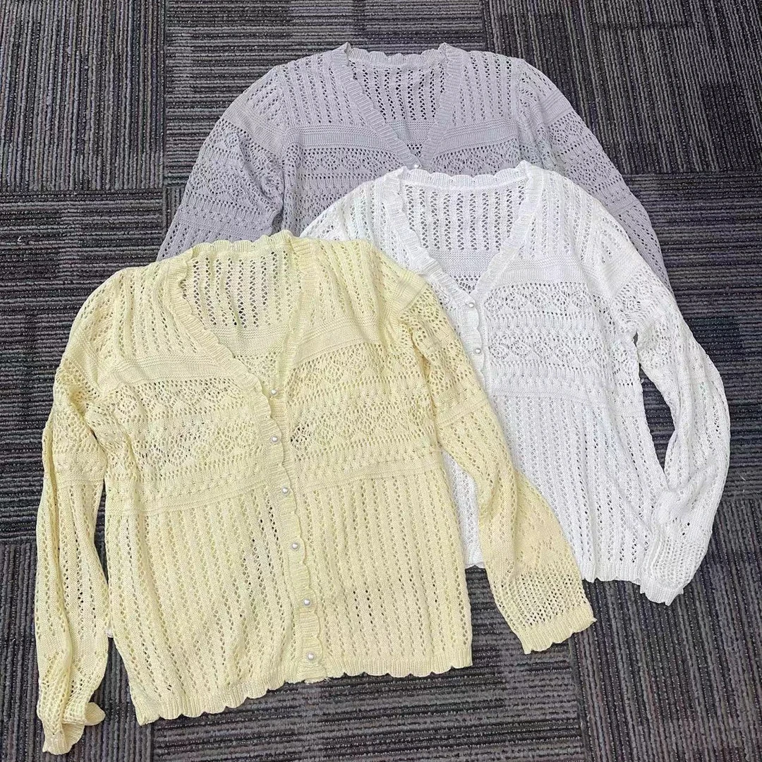 2025 新款设计百搭时尚针织开衫上衣 8825