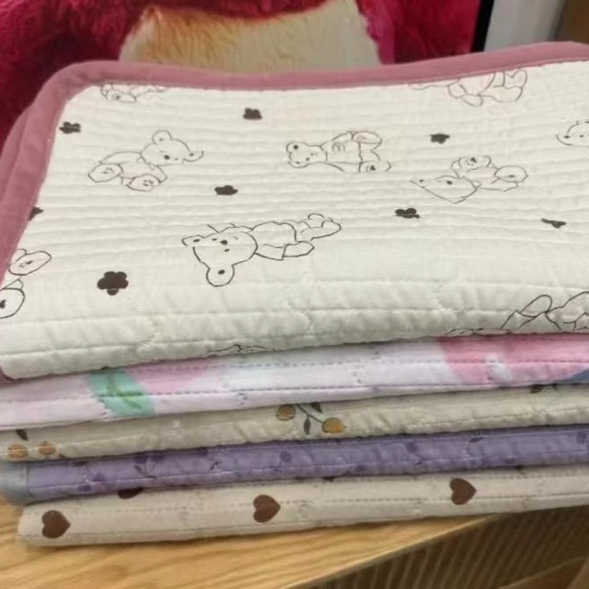 小垫子双面加厚柔软透气婴幼儿新生儿印花