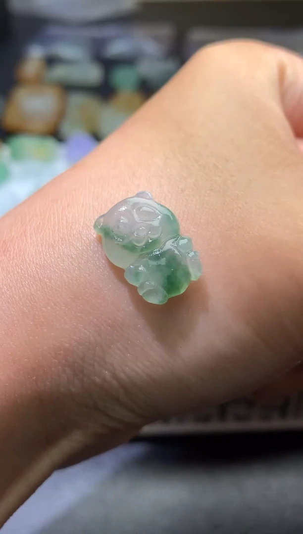 未镶嵌定制翡翠毛货 17-12.1-4.2