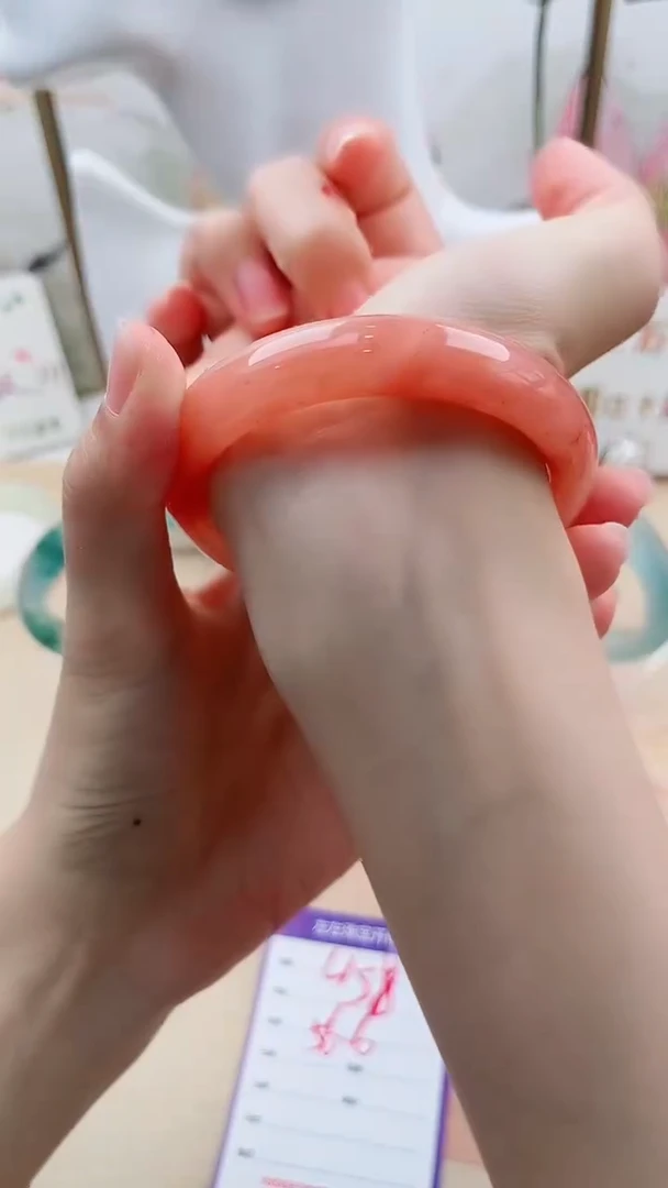 石英质玉手镯未镶嵌L158微色差56.6mm