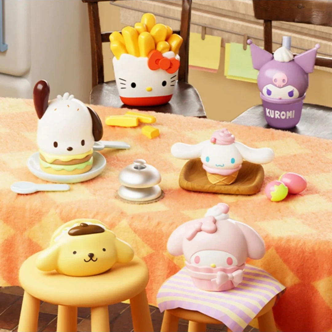 LANGBOWANG/狼博旺三丽鸥家族猫咪/零食系列摆件