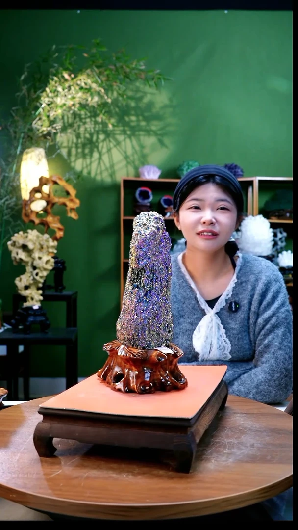 石材斑铜矿不单单摆件一物一拍