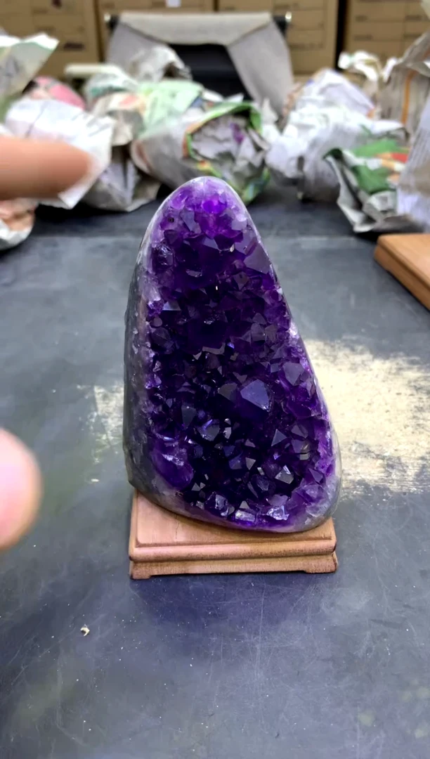 【闪购商品】水晶摆件未镶嵌天然紫水晶摆件481