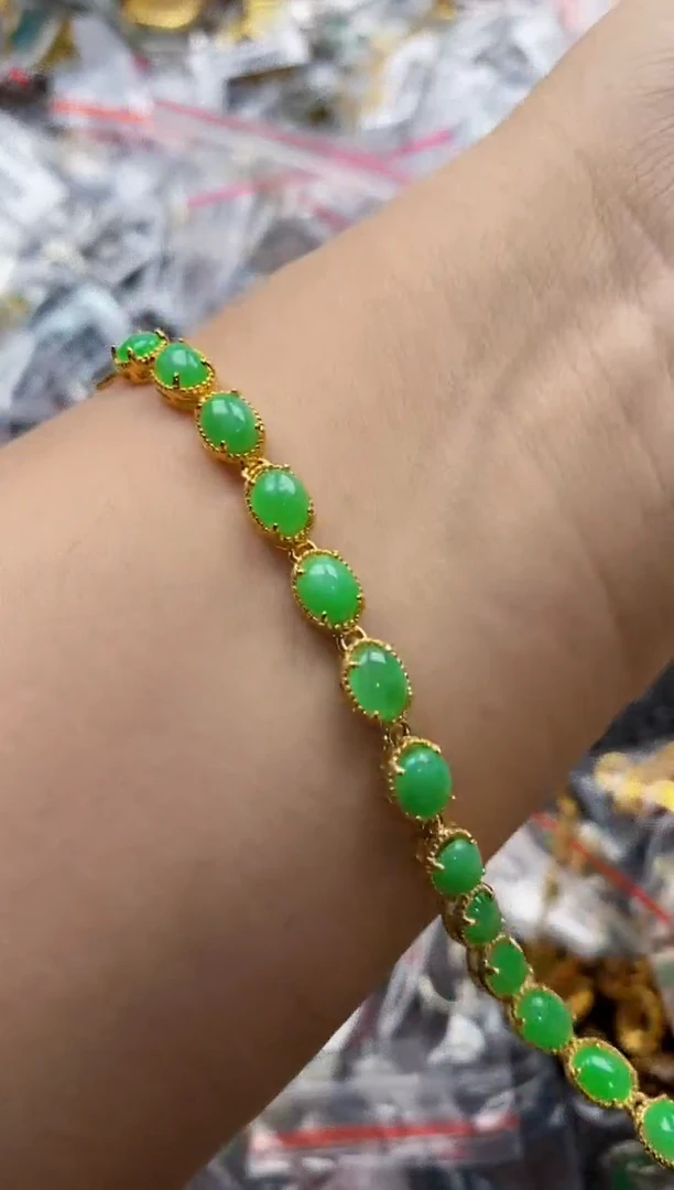 翡翠戒指银S925镶嵌11111---5+++