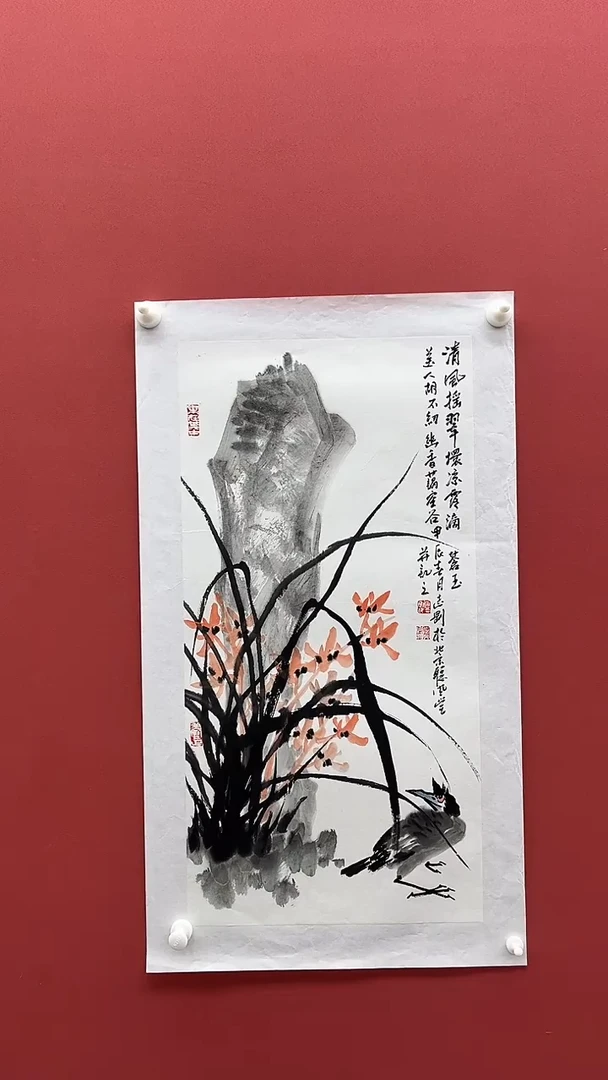 【闪购商品】国画田志刚老师兰花